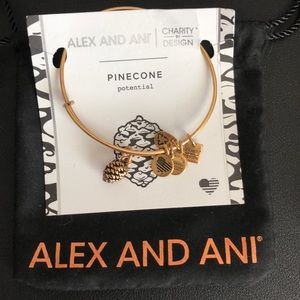 ALEX AND ANI - Pinecone Charm Bracelet